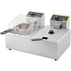 Gredil Frytkownica elektryczna 2-komorowa, nastawna 2x 5L, 6.4 kW