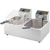 Gredil Frytkownica elektryczna 2-komorowa, nastawna 2x 5L, 6.4 kW