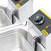 Gredil Frytkownica elektryczna 2-komorowa, nastawna 2x 5L, 6.4 kW