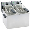 Roller Grill Frytkownica elektryczna 2-komorowa, nastawna 2x 5L, 6.4 kW z zimną strefą