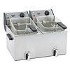 Roller Grill Frytkownica elektryczna 2-komorowa, nastawna 2x 8L, 7.2 kW z zimną strefą