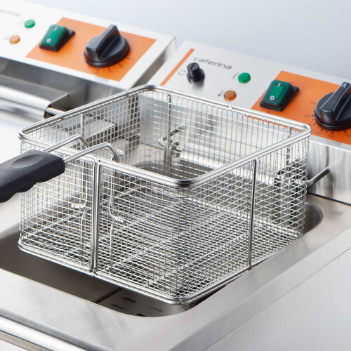 Caterina Frytkownica elektryczna 2-komorowa, nastawna 2x 5L, 4 kW z zimną strefą Caterina Frytkownica elektryczna 2-komorowa, nastawna 2x 5L, 4 kW z zimną strefą