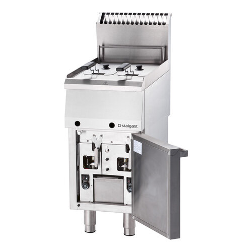 Stalgast Frytownica gazowa stacjonarna 17 L, 15 kW z zimną strefą Stalgast Frytownica gazowa stacjonarna 17 L, 15 kW z zimną strefą