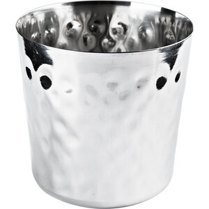 Stalgast Kubek na frytki 410 ml, Ø 88 mm, młotkowany Stalgast Kubek na frytki 410 ml, Ø 88 mm, młotkowany