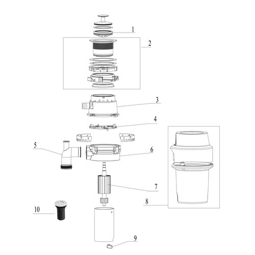 Stalgast Młynek koloidalny 560W, 230 V z włącznikiem pneumatycznym, czarny Stalgast Młynek koloidalny 560W, 230 V z włącznikiem pneumatycznym, czarny