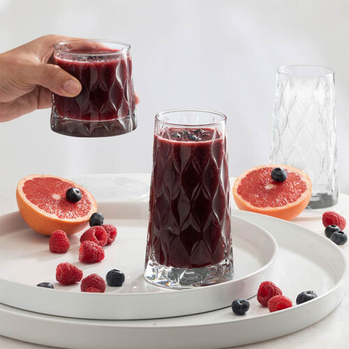 Pasabahce Szklanka wysoka do napojów Leafy 450 ml (6 szt.) Pasabahce Szklanka wysoka do napojów Leafy 450 ml (6 szt.)