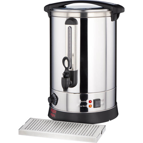 Gredil Warnik do wody 10 L, 1,5 kW, srebny z podwójnymi ściankami Gredil Warnik do wody 10 L, 1,5 kW, srebny z podwójnymi ściankami