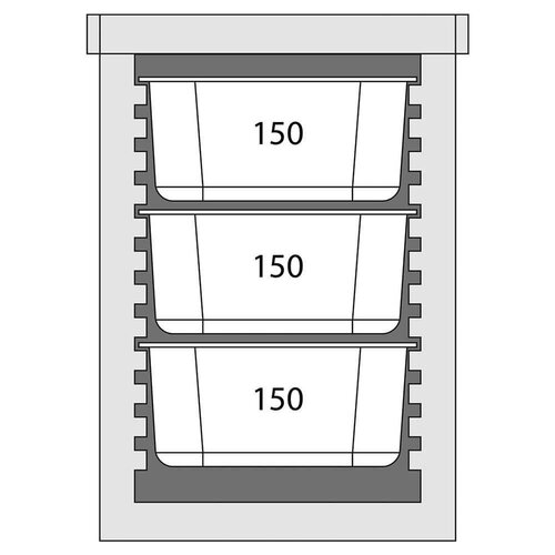 Stalgast Termos transportowy 86 L, ładowany od frontu 6x GN 1/1