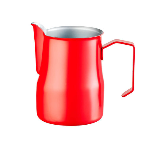 Stalgast Dzbanek do mleka ze stali nierdzewnej 0.35 l, czerwony Stalgast Dzbanek do mleka ze stali nierdzewnej 0.35 l, czerwony