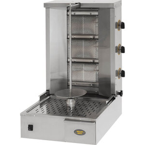 Roller Grill Kebab gazowy 5 palników, wsad do 25 kg, 10,5 kW, 580x660x(h)870 mm