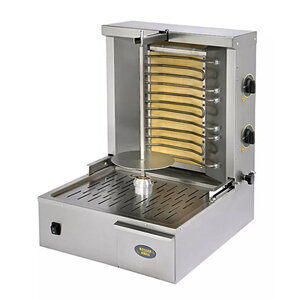 Roller Grill Kebab elektryczny 2 palniki, wsad do 15 kg, 3,6 kW, 580x660x(h)695 mm Roller Grill Kebab elektryczny 2 palniki, wsad do 15 kg, 3,6 kW, 580x660x(h)695 mm