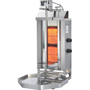 Potis Kebab gazowy 2 palniki, wsad do 30 kg, 7 kW, 395x500x(h)920 mm z tacą na tłuszcz o wym. 500x500 mm Potis Kebab gazowy 2 palniki, wsad do 30 kg, 7 kW, 395x500x(h)920 mm z tacą na tłuszcz o wym. 500x500 mm
