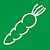 Stalgast Nóż uniwersalny 160 mm, HACCP, zielony