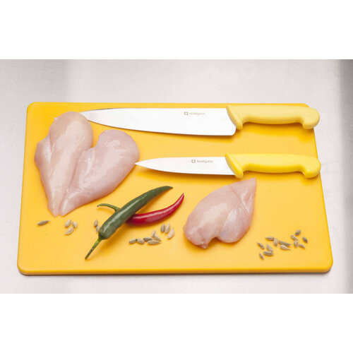 Stalgast Nóż kuchenny 250 mm, HACCP, żółty Stalgast Nóż kuchenny 250 mm, HACCP, żółty