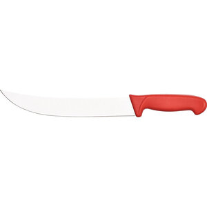 Stalgast Nóż rzeźniczy 250 mm, HACCP, czerwony Stalgast Nóż rzeźniczy 250 mm, HACCP, czerwony