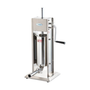 Stalgast Ręczna nadziewarka do kiełbas 5 L, pionowa z 4 lejkami 16, 22, 32 i 38 mm