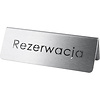 Stalgast Tabliczka "rezerwacja" 120 mm