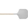 Stalgast Łopata do pizzy z aluminium 300x300x(h)500 mm, kwadratowa z drewnianą rączką