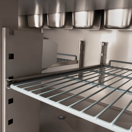 Stalgast Stół do pizzy 2-drzwiowy 240 L, od 2 do 8°C, agregat na dole Stalgast Stół do pizzy 2-drzwiowy 240 L, od 2 do 8°C, agregat na dole