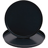 Stalgast Blacha do pizzy z czarnej stali oksydowanej Ø240x(h)25 mm