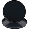 Stalgast Blacha do pizzy z czarnej stali oksydowanej Ø450x(h)40 mm