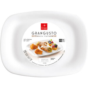 Bormioli Rocco Talerz płytki 217x163 mm, Grangusto (12 szt.) Bormioli Rocco Talerz płytki 217x163 mm, Grangusto (12 szt.)