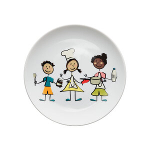 Stalgast Talerz płytki Ø165 mm, Zestaw przedszkolny II (6 szt.)