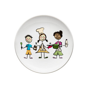 Stalgast Talerz płytki Ø160 mm, Zestaw przedszkolny III (12 szt.)