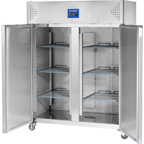 Stalgast Szafa mroźnicza 2-drzwiowe 2/1 GN, 1300 L, od -22 do -18 °C Stalgast Szafa mroźnicza 2-drzwiowe 2/1 GN, 1300 L, od -22 do -18 °C