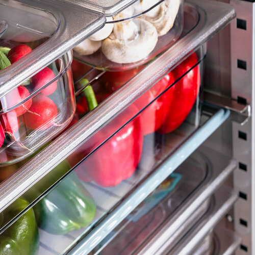 Stalgast Szafa chłodnicza 2/1 GN, 600 L, od -2 do 8 °C z funkcją automatycznego odszraniania Stalgast Szafa chłodnicza 2/1 GN, 600 L, od -2 do 8 °C z funkcją automatycznego odszraniania