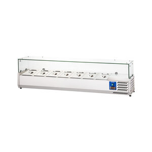 Stalgast Nadstawa chłodnicza do przechowywania składników 7x 1/4 GN od 2 do 8 °C Stalgast Nadstawa chłodnicza do przechowywania składników 7x 1/4 GN od 2 do 8 °C