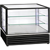 Roller Grill Witryna cukiernicza prostokątna 170 L, od 2 do 10°C z oświetleniem LED, czarna