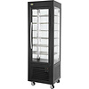 Roller Grill Witryna cukiernicza kwadratowa 360 L, od 2 do 10°C z oświetleniem LED, czarna
