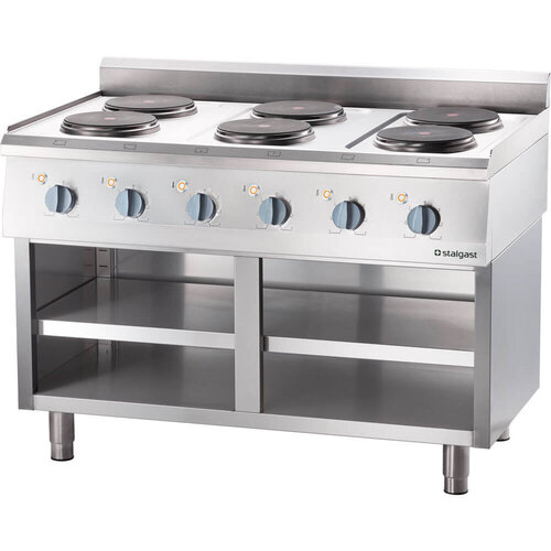 Stalgast Kuchnia elektryczna nastawna z 6 polami grzewczymi 15,6 kW