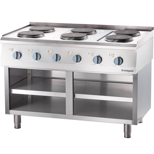 Stalgast Kuchnia elektryczna nastawna z 6 polami grzewczymi 15,6 kW