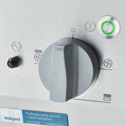 Stalgast Kuchnia gazowa z 4 palnikami i piekarnikiem elektrycznym z termoobiegiem 17 kW, G20/20 mbar Stalgast Kuchnia gazowa z 4 palnikami i piekarnikiem elektrycznym z termoobiegiem 17 kW, G20/20 mbar