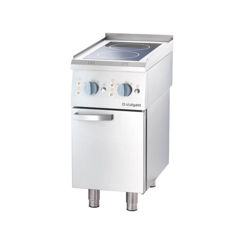 Stalgast Kuchnia ceramiczna nastawna z 2 polami grzewczymi 5 kW Stalgast Kuchnia ceramiczna nastawna z 2 polami grzewczymi 5 kW