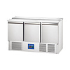 Stalgast Stół chłodniczy sałatkowy 3-drzwiowy 4x 1/1 GN 368 L,  2 do 8°C, agregat boczny