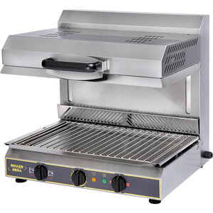Roller Grill Salamander 3 kW 230 V z ruchomą głowicą kwarcowymi grzałkami i wykrywanie talerzy Roller Grill Salamander 3 kW 230 V z ruchomą głowicą kwarcowymi grzałkami i wykrywanie talerzy