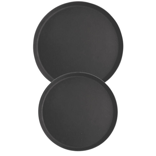 Stalgast Antypoślizgowa taca kelnerska Ø405x(h)25 mm, czarna Stalgast Antypoślizgowa taca kelnerska Ø405x(h)25 mm, czarna