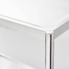 Stalgast Wózek kelnerski 2-półkowy 850x530x(h)800 mm, skręcany