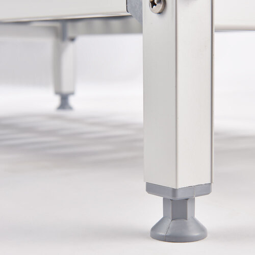 Tribeca Regał aluminiowy narożny z 4 półkiami gretingowymi 859x460x(h)1680 mm Tribeca Regał aluminiowy narożny z 4 półkiami gretingowymi 859x460x(h)1680 mm