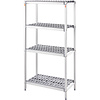 Tribeca Regał aluminiowy z 4 półkiami gretingowymi 1205x560x(h)1680 mm Tribeca Regał aluminiowy z 4 półkiami gretingowymi 1205x560x(h)1680 mm