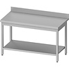 Stalgast Stół przyścienny z półką |1200x600x850 mm, skręcany Stalgast Stół przyścienny z półką |1200x600x850 mm, skręcany