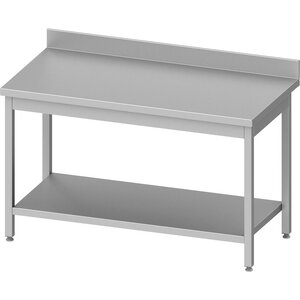 Stalgast Stół przyścienny z półką |1000x700x850 mm, skręcany Stalgast Stół przyścienny z półką |1000x700x850 mm, skręcany