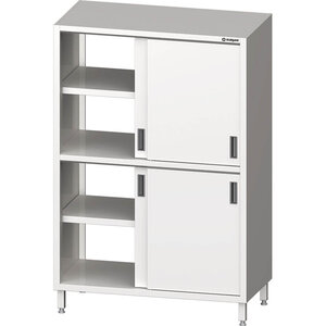 Stalgast Szafa przelotowa z drzwiami suwanymi | 800x600x1800 mm Stalgast Szafa przelotowa z drzwiami suwanymi | 800x600x1800 mm