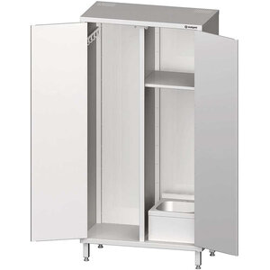 Stalgast Szafa porządkowa ze zlewem 1000x500x2000 mm Stalgast Szafa porządkowa ze zlewem 1000x500x2000 mm