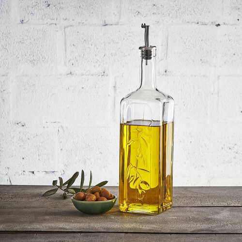 Pasabahce Butelka do oliwy i octu z metalowym korkiem 500 ml (12 szt.) Pasabahce Butelka do oliwy i octu z metalowym korkiem 500 ml (12 szt.)