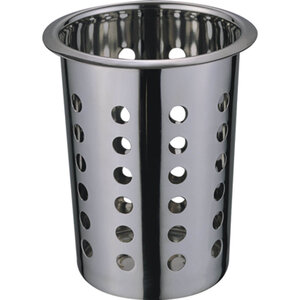 Stalgast Kubek na sztućce ze stali nierdzewnej Ø115 mm, biały Stalgast Kubek na sztućce ze stali nierdzewnej Ø115 mm, biały