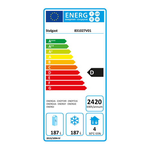 Stalgast Stół mroźniczy 2-drzwiowy 282 L, od -18 do -22°C, agregat boczny Stalgast Stół mroźniczy 2-drzwiowy 282 L, od -18 do -22°C, agregat boczny